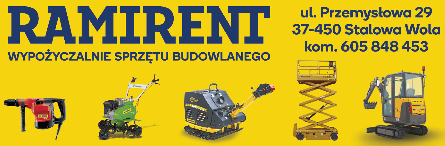 RAMIRENT Stalowa Wola Wypożyczalnia Sprzętu Budowlanego