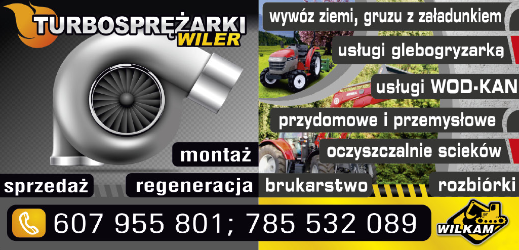 WILKAM Zakład Ogólnobudowlany Wschowa Wywóz Ziemi/ Usługi WOD-KAN/ Rozbiórki/ Oczyszczalnie Ścieków