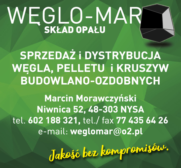 WĘGLO-MAR Niwnica Sprzedaż i Dystrybucja Węgla, Pelletu i Kruszyw Budowlano-Ozdobnych