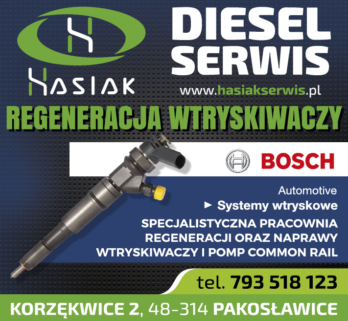 HASIAK DIESEL SERWIS Korzękwice Regeneracja Wtryskiwaczy / Naprawa Pomp Common Rail