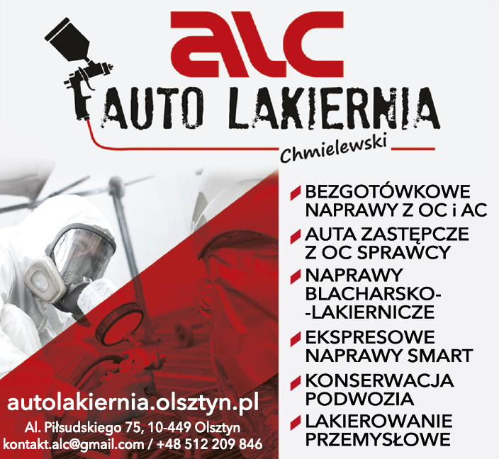 ALC AUTO LAKIERNIA Chmielewski Olsztyn Naprawy Blacharsko-Lakiernicze / Lakierowanie Przemysłowe
