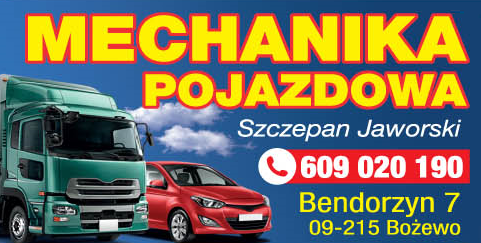MECHANIKA POJAZDOWA Szczepan Jaworski Bożewo