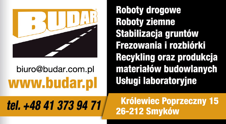 Budownictwo Drogowe "BUDAR" Sp. z.o.o. Królewiec Poprzeczny Roboty Drogowe / Roboty Ziemne