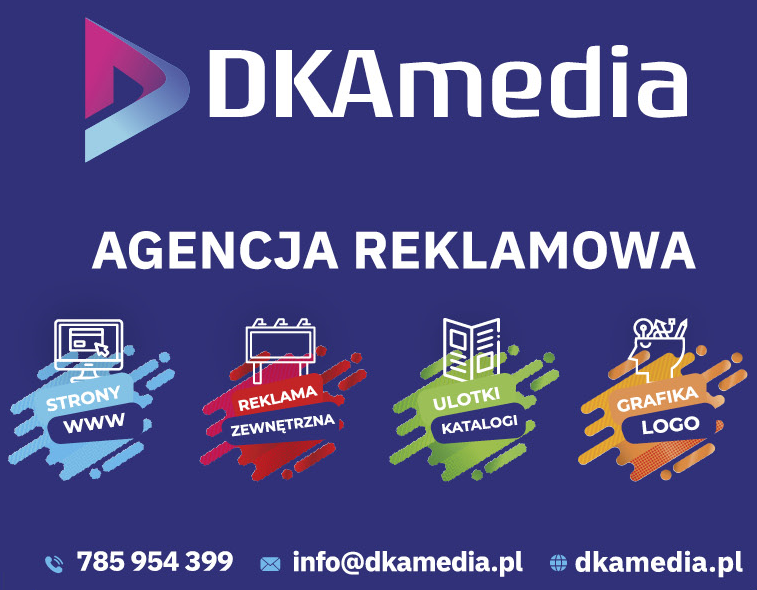 DKAmedia Agencja Reklamowa Leżajsk Strony www / Reklama Zewnętrzna / Ulotki / Grafika / Logo