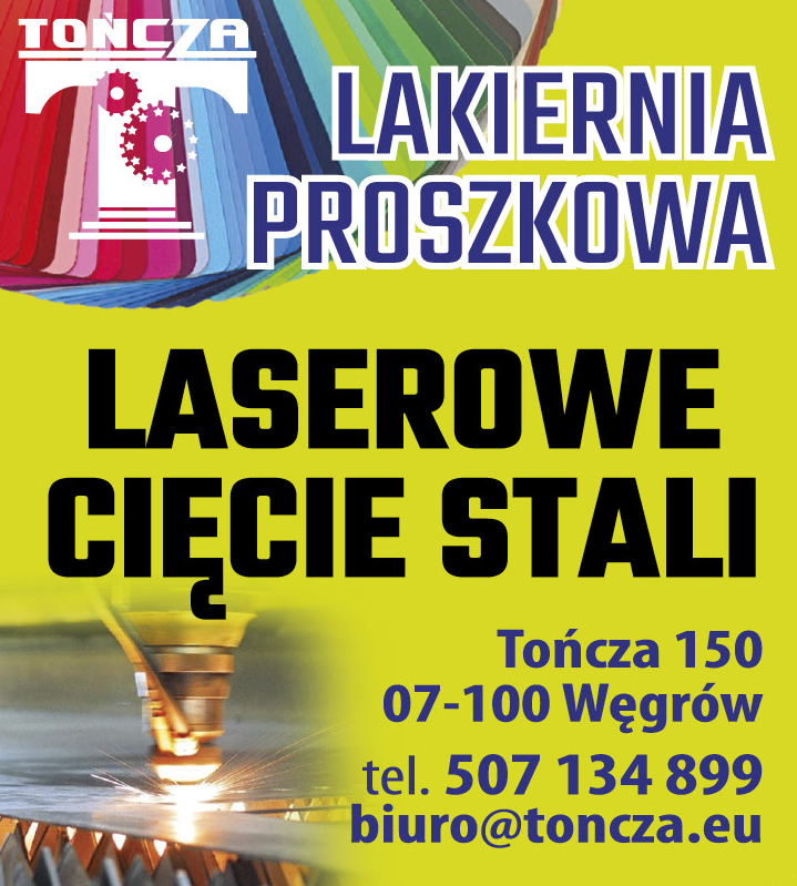 Z.P.H.U. TOŃCZA Lakiernia Proszkowa / Laserowe Cięcie Stali