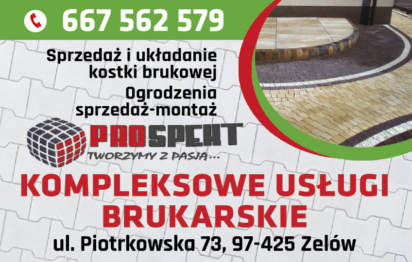 PROSPEKT Zelów Kompleksowe Usługi Brukarskie / Ogrodzenia