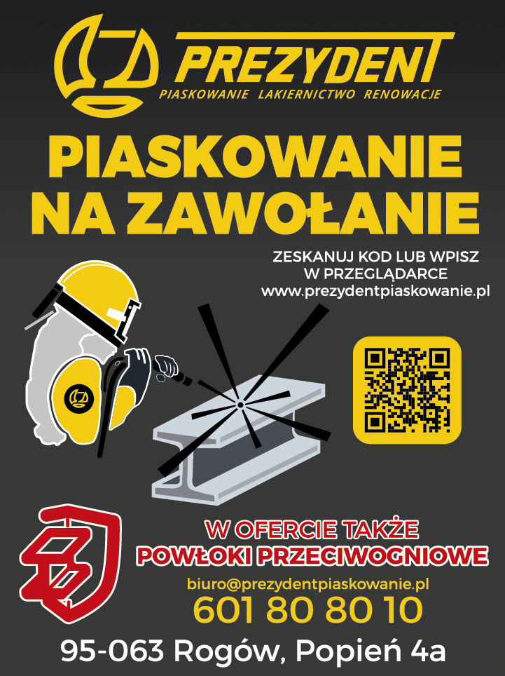 PREZYDENT Popień Piaskowanie / Lakiernictwo / Renowacje / Powłoki Przeciwogniowe