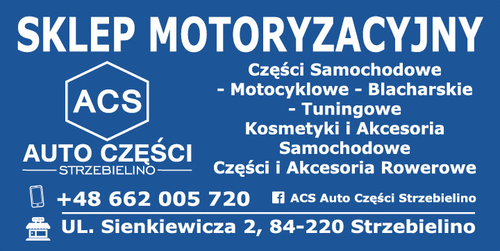 ACS AUTO CZĘŚCI Strzebielino Części Samochodowe / Kosmetyki i Akcesoria Samochodowe