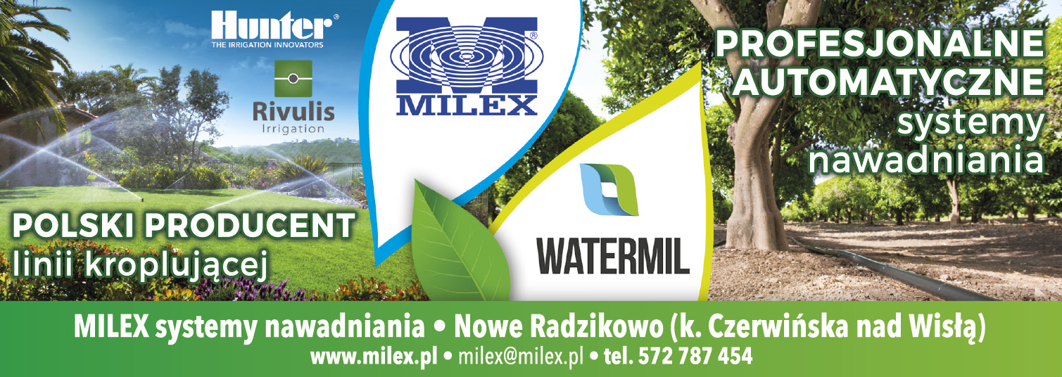 MILEX Systemy Nawadniania Nowe Radzikowo Polski Producent Linii Kroplującej