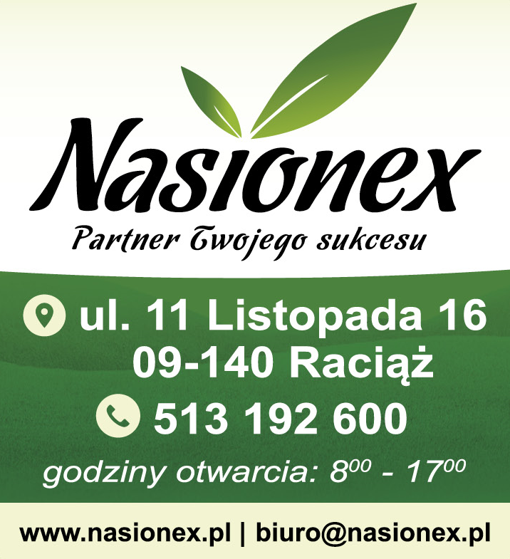 NASIONEX Partner Twojego Sukcesu Raciąż Zaopatrzenie Rolnictwa