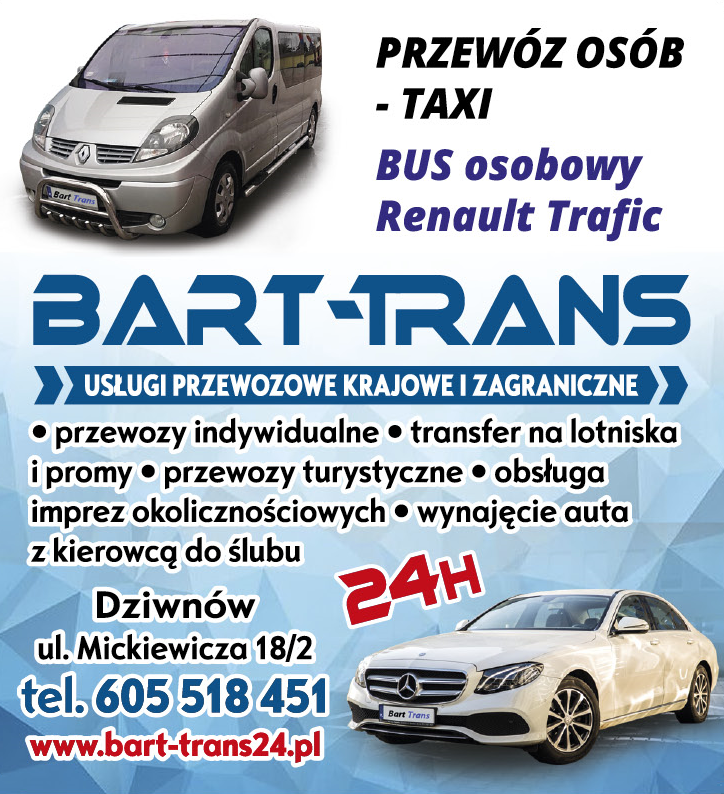 BART-TRANS Dziwnów Usługi Przewozowe Krajowe i Zagraniczne