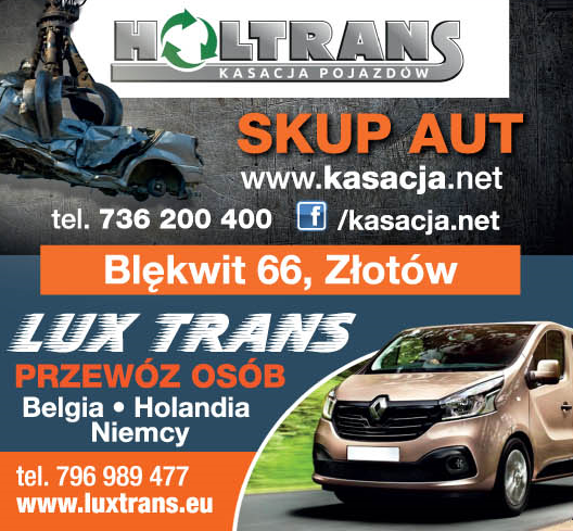 LUX TRANS Przewóz Osób / HOLTRANS Kasacja Pojazdów Piła