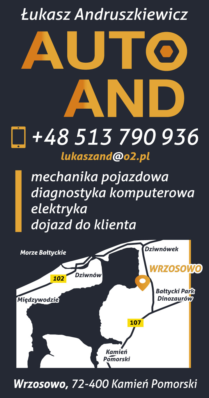 AUTO AND Łukasz Andruszkiewicz Wrzosowo Mechanika Pojazdowa / Diagnostyka Komputerowa / Elektryka