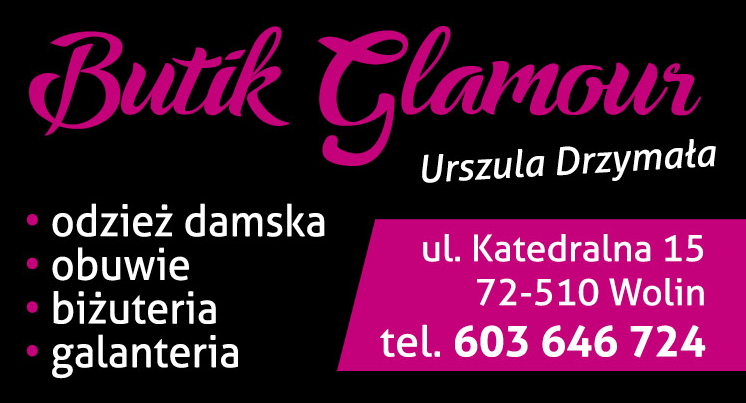 Butik Glamour Urszula Drzymała Wolin Odzież Damska / Obuwie / Biżuteria / Galanteria