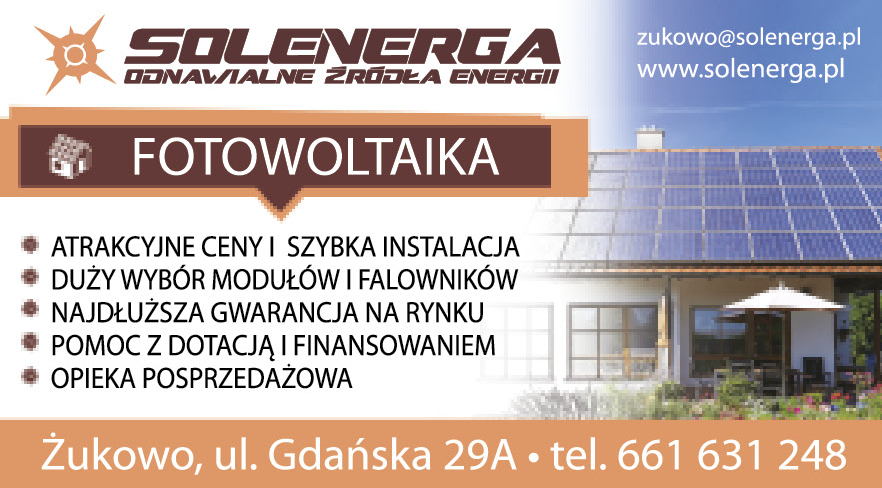 SOLENERGA Odnawialne Źródła Energii Żukowo - Fotowoltaika