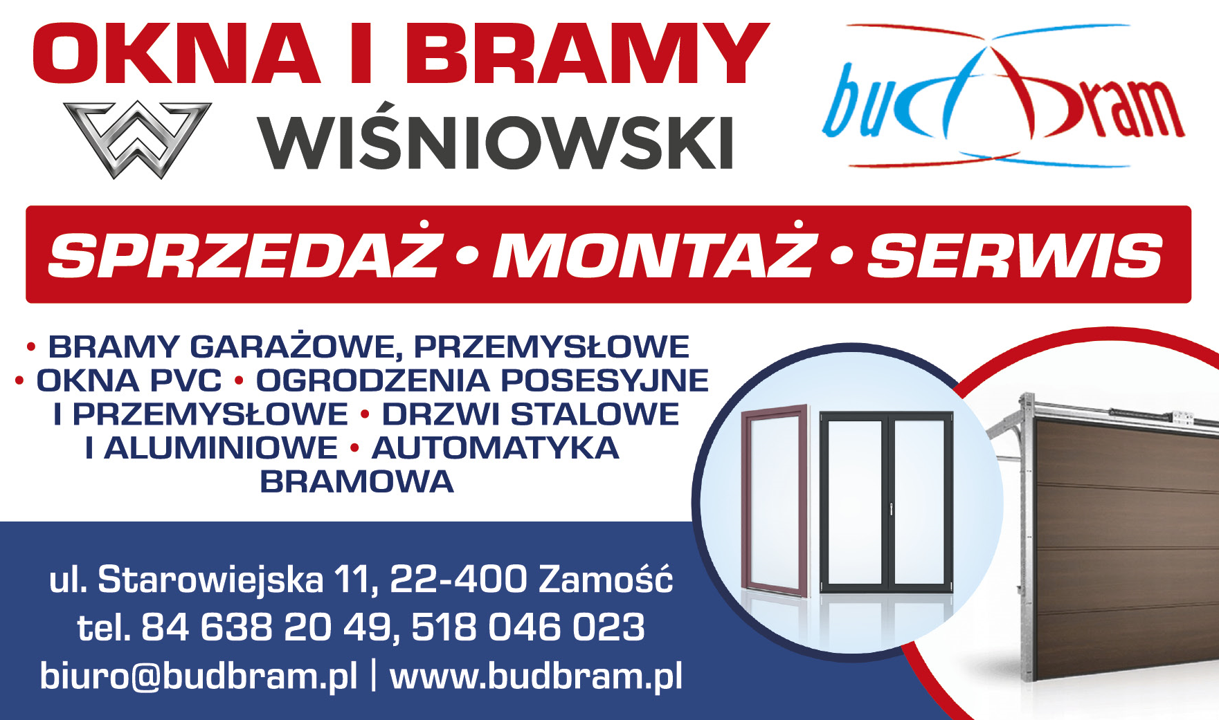BUD-BRAM Zamość Okna i Bramy Wiśniowski