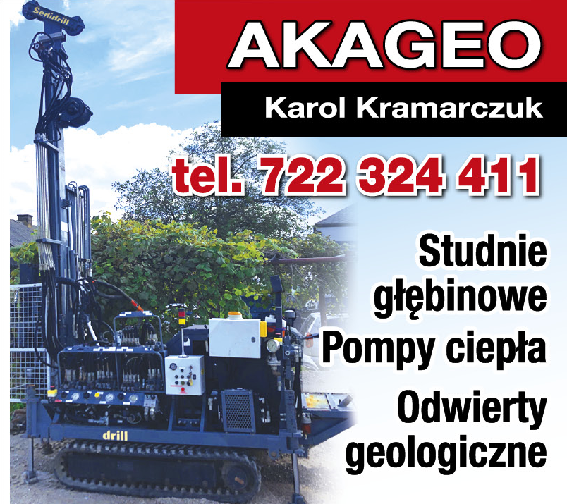 AKAGEO Karol Kramarczuk Antoniówka Studnie Głębinowe / Pompy Ciepła / Odwierty Geologiczne