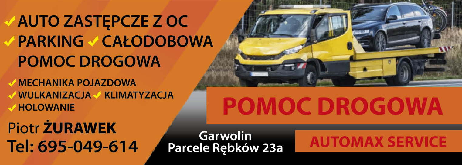 AUTOMAX SERVICE Piotr Żurawek Parcele Rębków Całodobowa Pomoc Drogowa / Mechanika Pojazdowa
