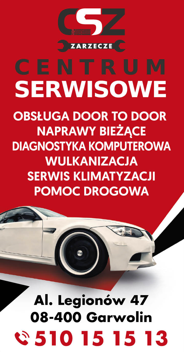 CENTRUM SERWISOWE ZARZECZE Garwolin Obsługa Door to Door / Naprawy Bieżące / Wulkanizacja