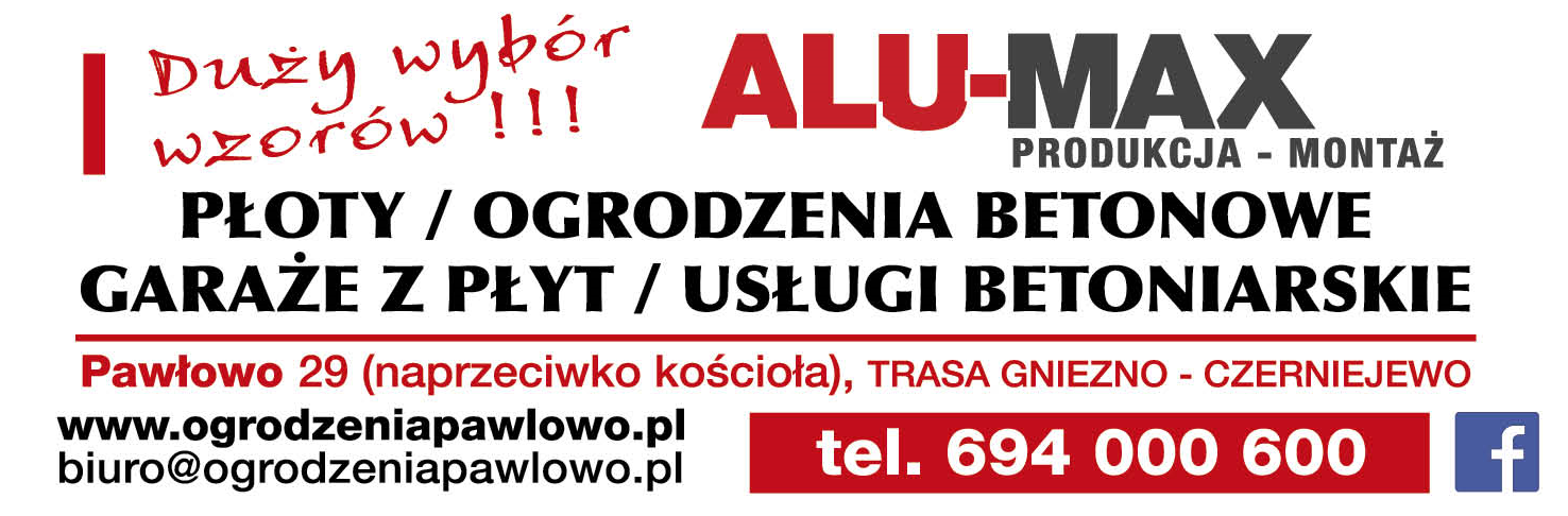 ALU-MAX Pawłowo Płoty / Ogrodzenia Betonowe / Garaże z Płyt / Usługi Betoniarskie