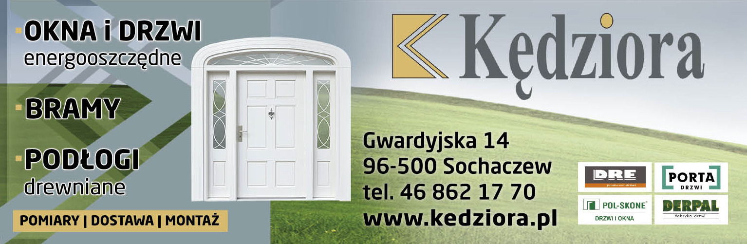 "Kędziora" Sp. z o.o. Sochaczew Okna i Drzwi Energooszczędne / Bramy / Podłogi Drewniane