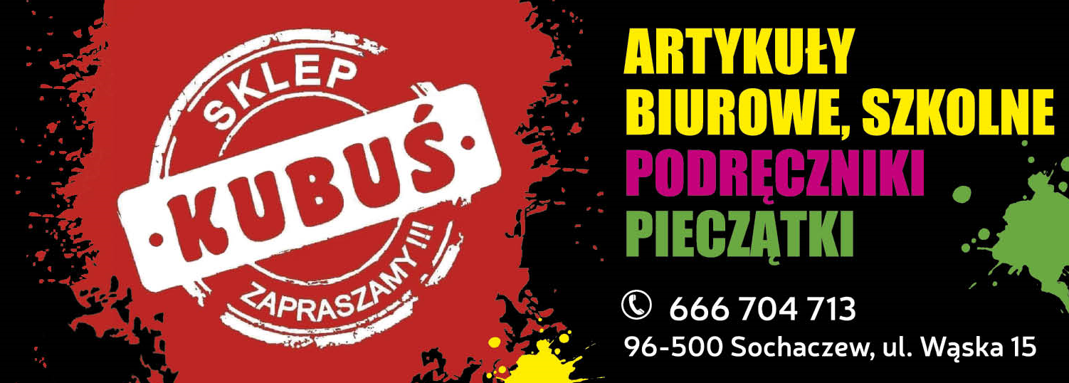 SKLEP KUBUŚ Sochaczew Art. Biurowe i Szkolne / Podręczniki / Pieczątki