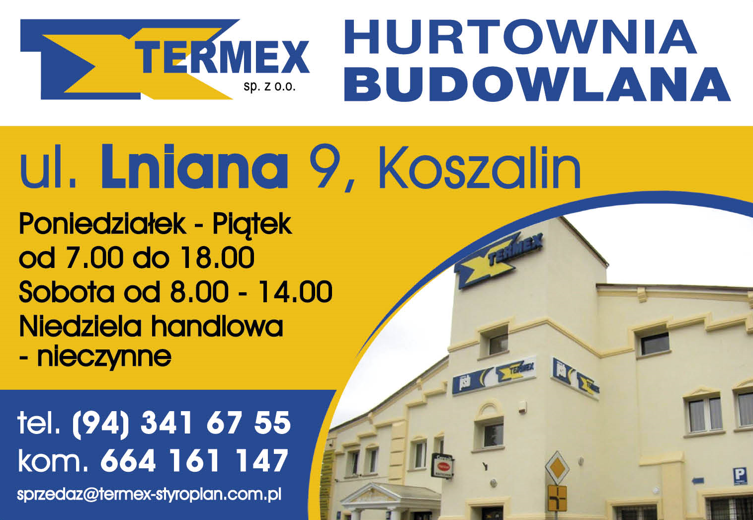 TERMEX sp. z o.o. Koszalin Hurtownia Budowlana
