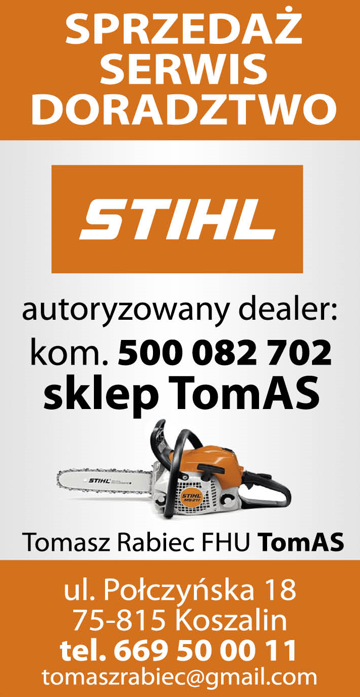 FHU TomAS Tomasz Rabiec Koszalin STIHL - Autoryzowany Dealer