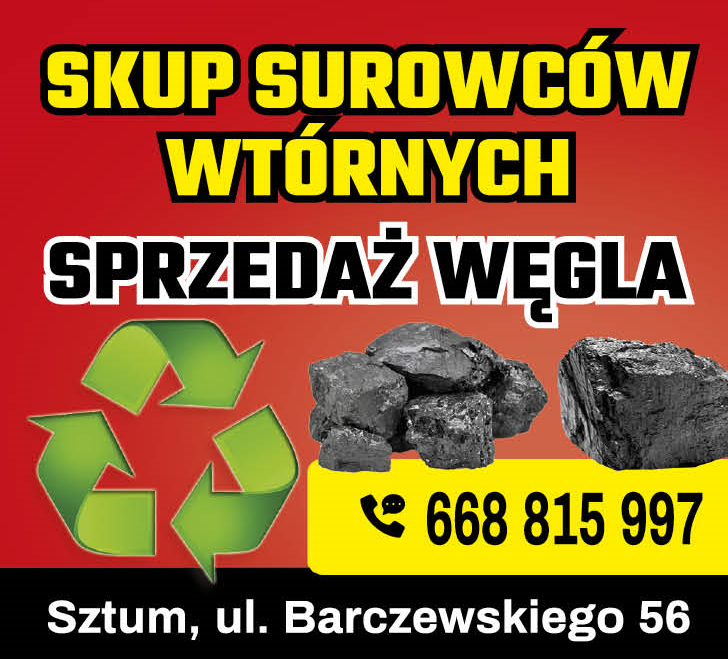Skup Surowców Wtórnych Sztum Sprzedaż Węgla