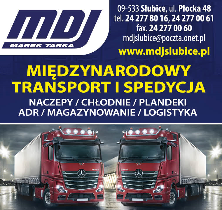 Firma Handlowa MDJ Marek Tarka Słubice Międzynarodowy Transport i Spedycja