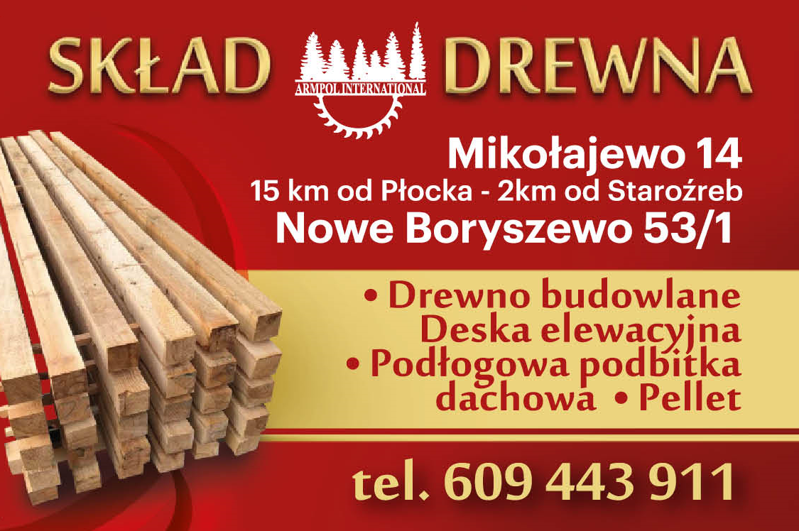 ARMPOL INTERNATIONAL Sp. z o.o. Nowe Boryszewo Skład Drewna