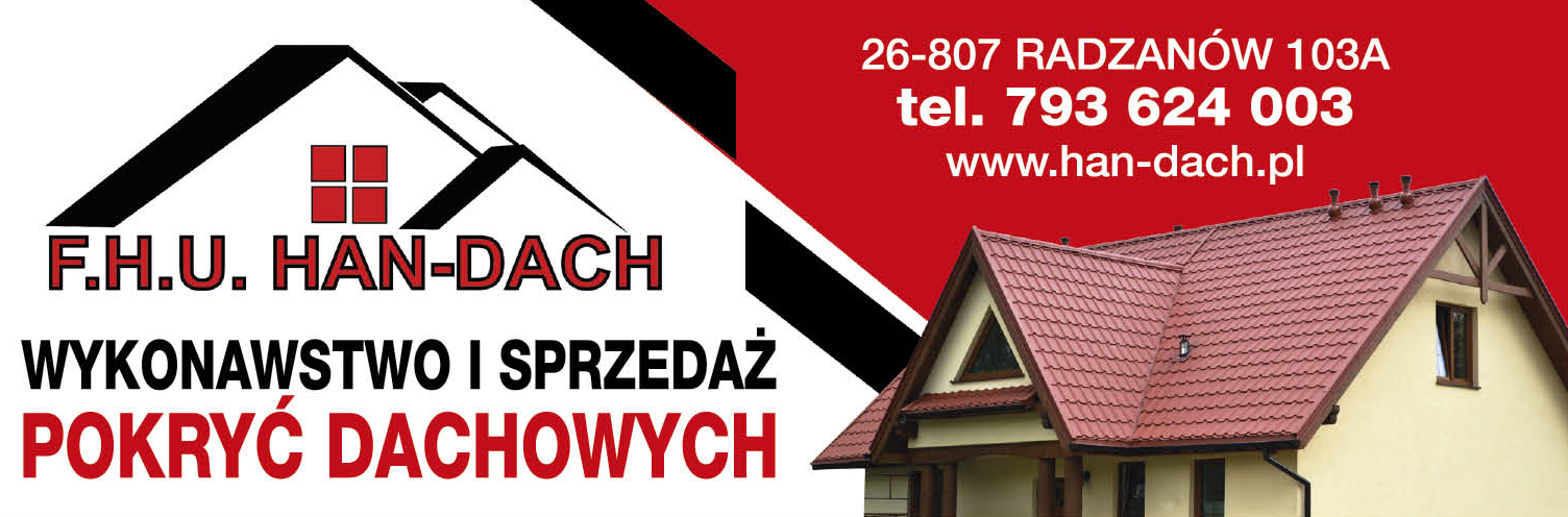 F.H.U. HAN-DACH Radzanów Wykonawstwo i Sprzedaż Pokryć Dachowych