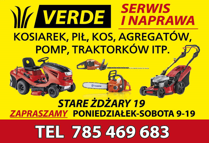 VERDE Stare Żdżary Serwis i Naprawa Maszyn i Urządzeń Ogrodniczych
