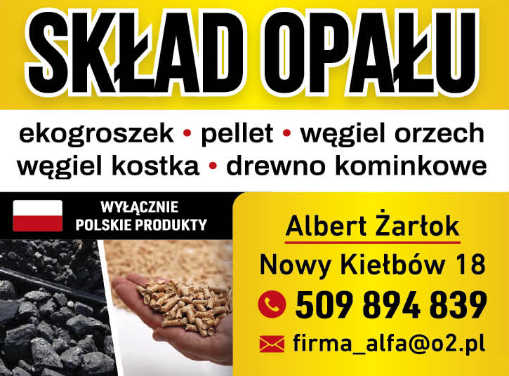 Firma Usługowa "ALFA" Albert Żarłok Nowy Kiełbów Skład Opału