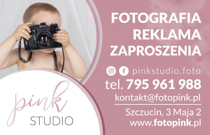 PINK STUDIO Szczucin Fotografia / Reklama / Zaproszenia