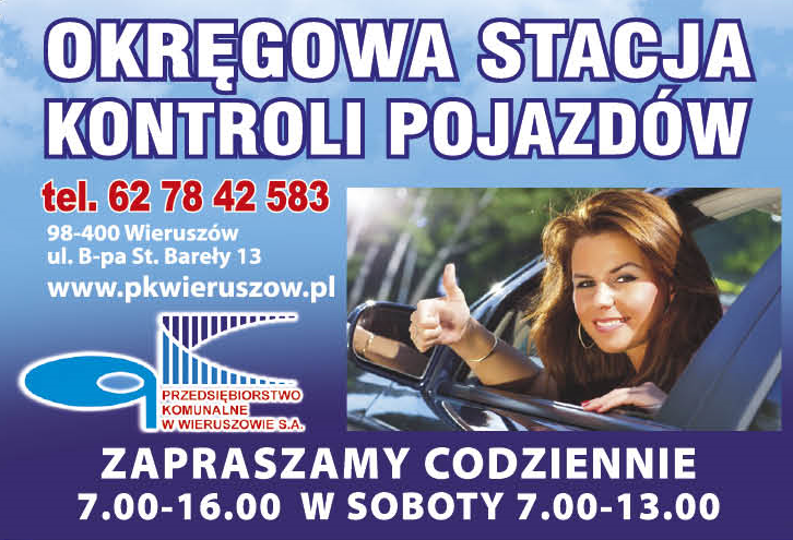 Przedsiębiorstwo Komunalne w Wieruszowie Spółka Akcyjna Okręgowa Stacja Kontroli Pojazdów