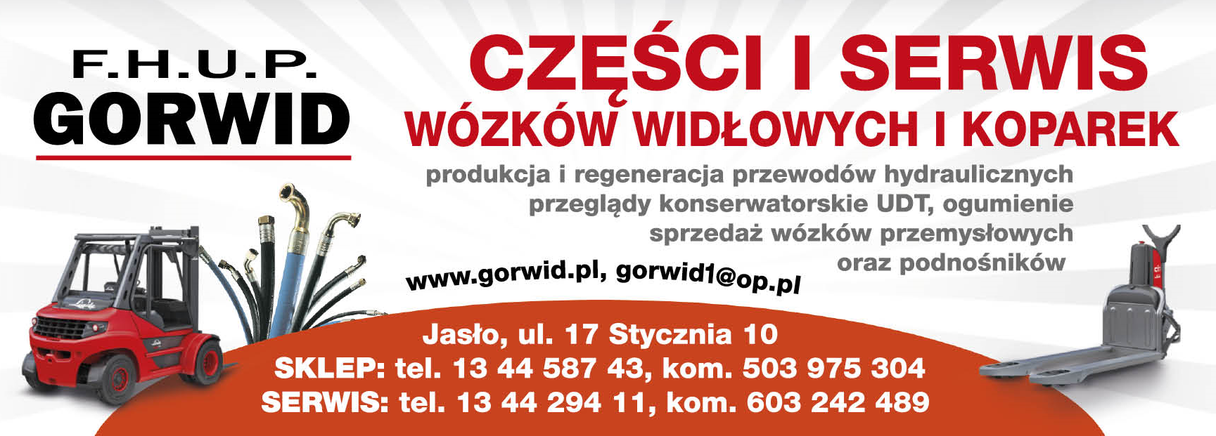 F.H.U.P. GORWID Jasło Części i Serwis Wózków Widłowych i Koparek