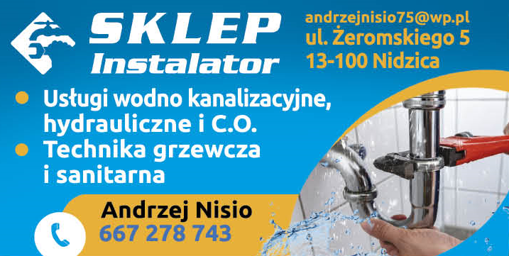 SKLEP INSTALATOR Andrzej Nisio Nidzica Technika Grzewcza i Sanitarna