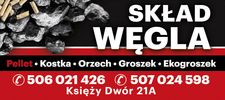 SKŁAD WĘGLA Księży Dwór Pellet / Kostka / Orzech / Groszek / Ekogroszek