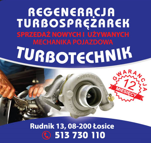 TURBOTECHNIK Małgorzata Łukaszuk Łosice Regeneracja i Sprzedaż Turbosprężarek