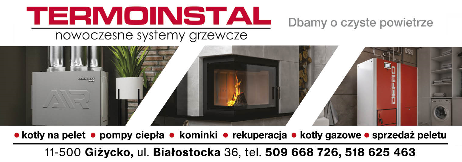 TERMOINSTAL Giżycko Nowoczesne Systemy Grzewcze / Sprzedaż Peletu