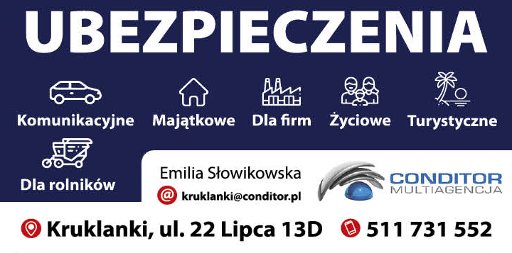 CONDITOR MULTIAGENCJA Emilia Słowikowska Kruklanki Ubezpieczenia