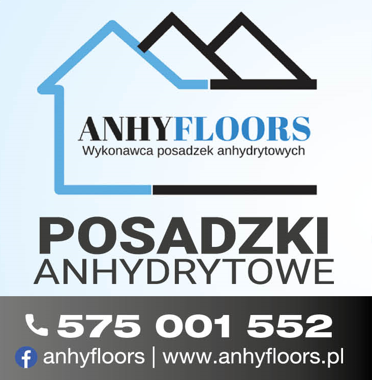 ANHYFLOORS Wykonawca Posadzek Anhydrytowych Obszar działania - cała Wielkopolska