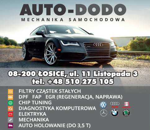 AUTO-DODO Mechanika Samochodowa Łosice - Diagnostyka Komputerowa - Elektryka - Auto Holowanie