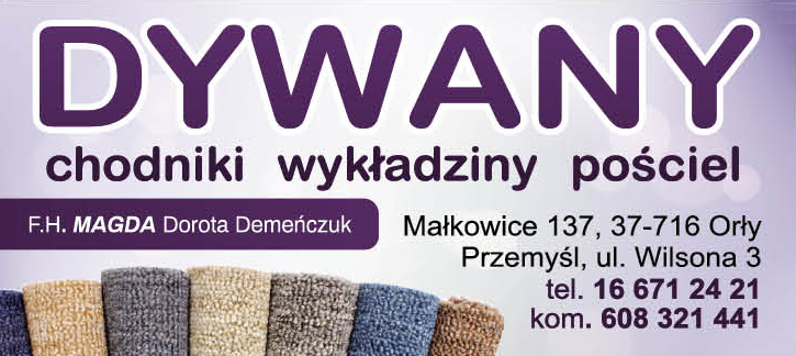 F.H. MAGDA Dorota Demeńczuk Małkowice Dywany / Chodniki / Wykładziny / Pościel
