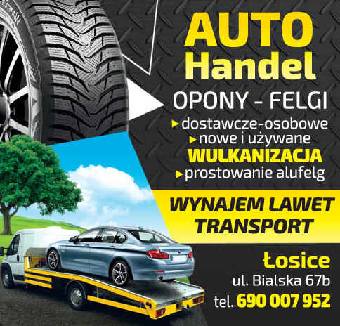 PINKITRANS Jacek Wasiluk Łosice - Auto Hadel - Opony - Felgi - Wulkanizacja - Wynajem Lawet 