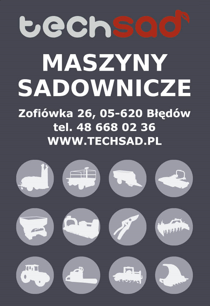 TECHSAD Zofiówka Maszyny Sadownicze