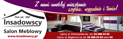 INSADOWSCY Salon Meblowy Lipno  Sprzedaż Mebli Gotowych oraz Pod Wymiar