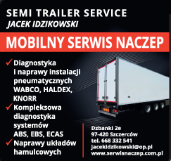 SEMI TRAILER SERVICE Jacek Idzikowski Szczerców Mobilny Serwis Naczep