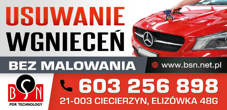 BSN Sp. z o.o. Elizówka Usuwanie Wgnieceń - Bez Malowania